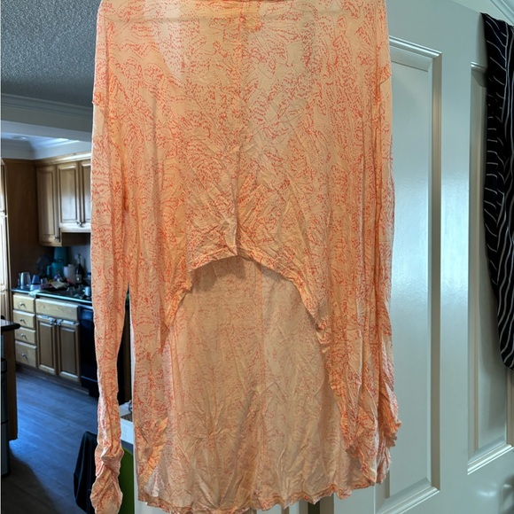 Free People sheer blouse - Picture 2 of 3